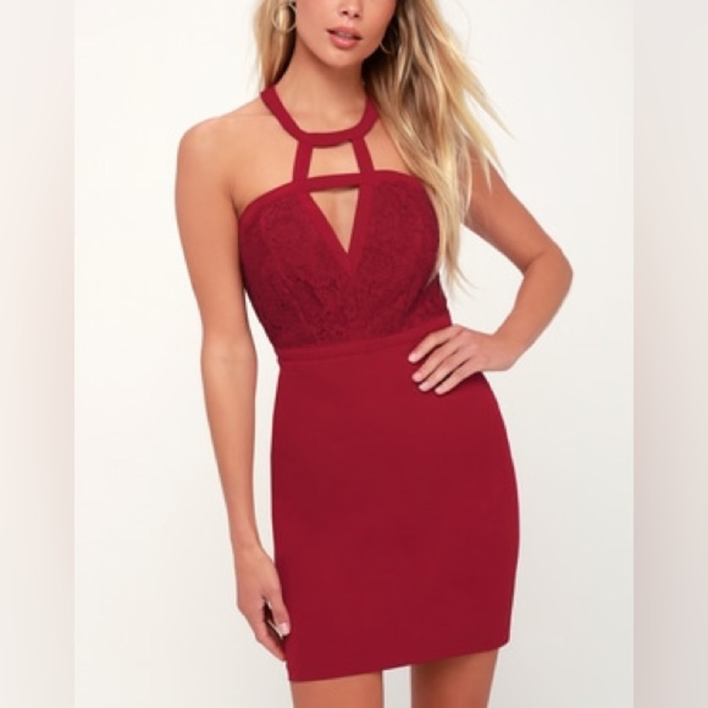 Lulu’s XL Chic Love Bodycon Dress